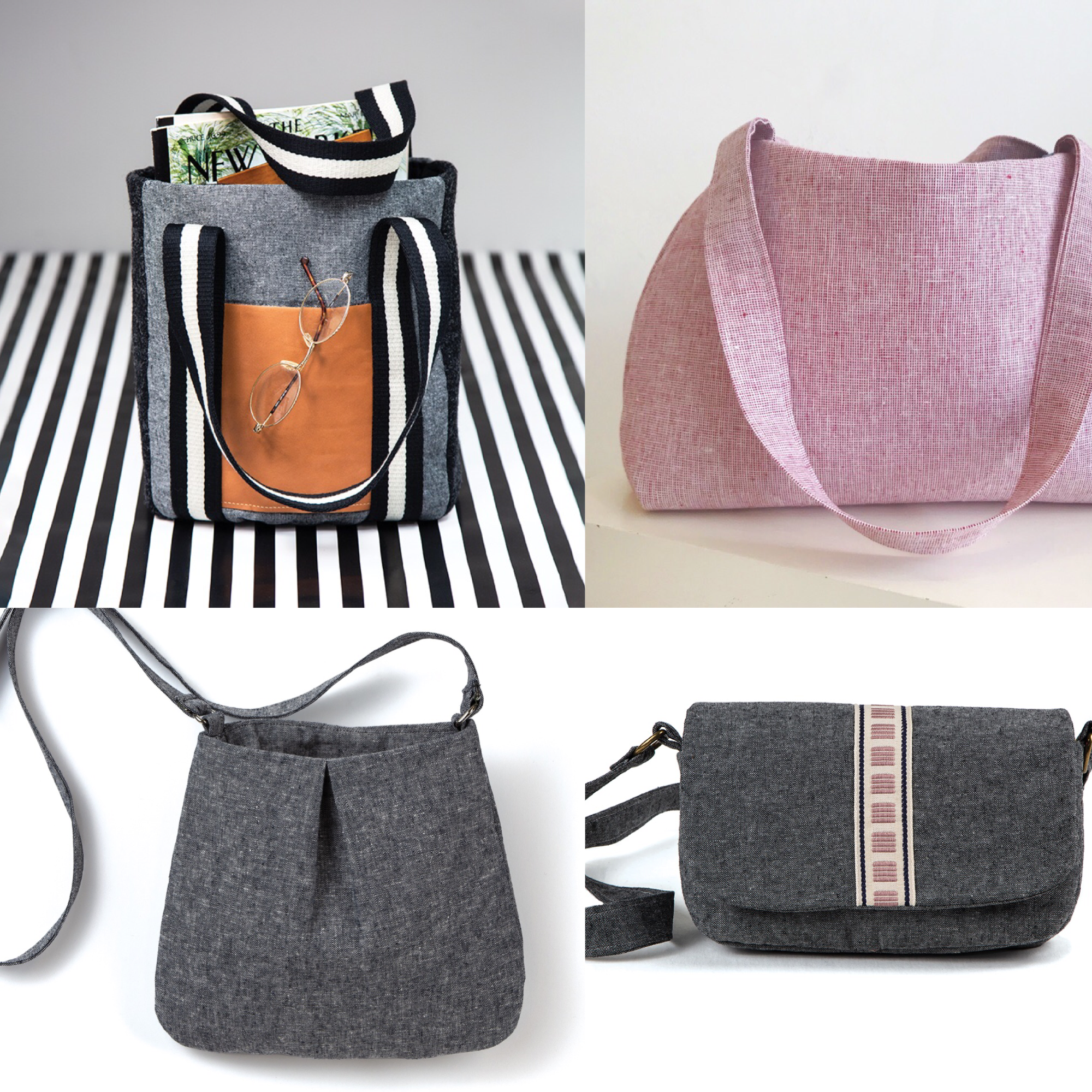 Fabric purses and totes hot sale